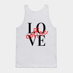 Love Coffee Tank Top